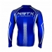 Camiseta Ml Uv Style Azul 100% Poliéster Ex Nortrek