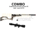 CARABINA PRESSAO FIXXAR ARTEMIS CP2 HIBRID 4,5MM CO2 CAMUFL C/ LUNETA